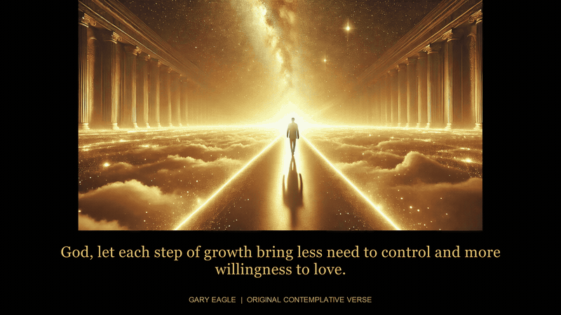 spiritual-development — gold-toned contemplative artwork with a gentle six-second light cycle
